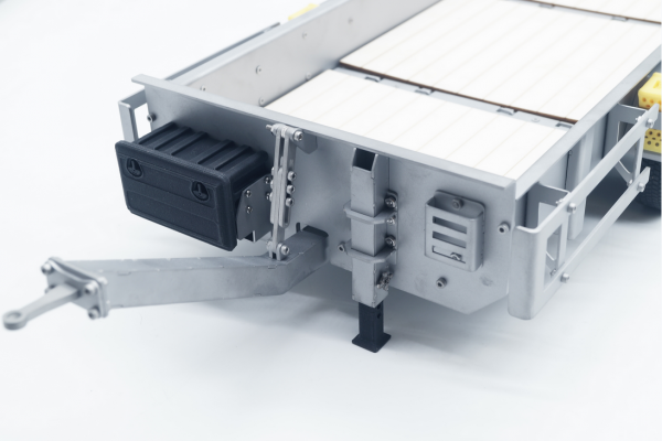FM Tandem Tieflader mit Rampen 1:14